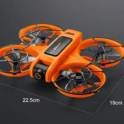 S156 (1) Humfly S156 WiFi FPV Drone with 4.9" LCD Screen Controller, 480P Dual Camera, Optical Flow Hover, 360° Obstacle Avoidance