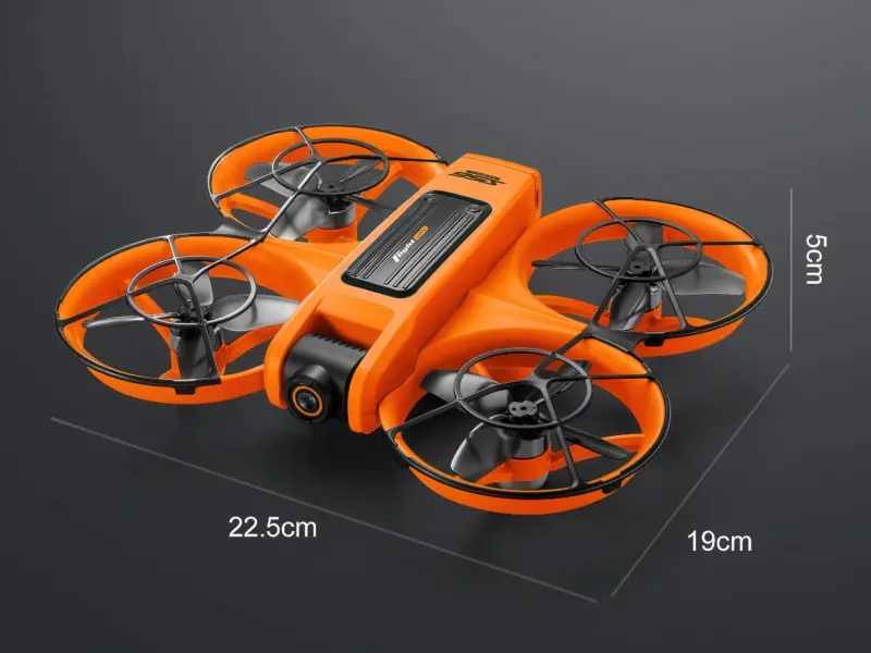 S156 (1) Humfly S156 WiFi FPV Drone with 4.9" LCD Screen Controller, 480P Dual Camera, Optical Flow Hover, 360° Obstacle Avoidance